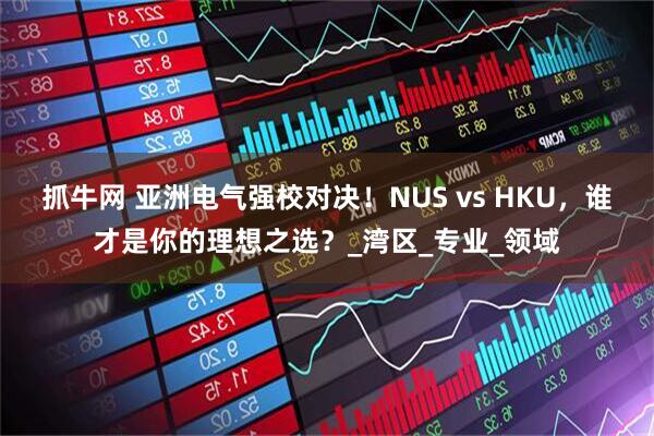 抓牛网 亚洲电气强校对决！NUS vs HKU，谁才是你的理想之选？_湾区_专业_领域
