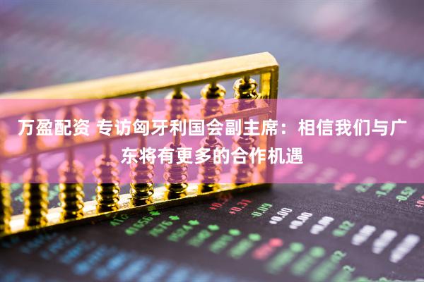 万盈配资 专访匈牙利国会副主席：相信我们与广东将有更多的合作机遇
